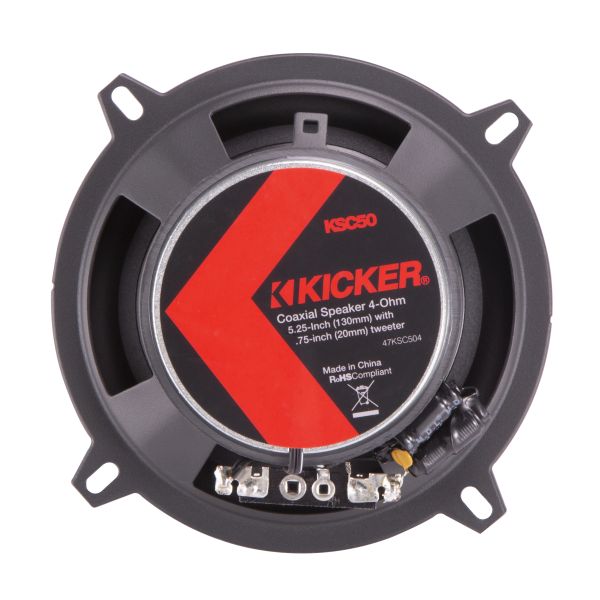 Kicker KSC504 - głośniki dwudrożne 130 mm, moc 75 W RMS
